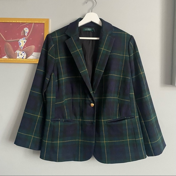 Ralph Lauren Jackets & Blazers - Ralph Lauren Plaid Blazer Jacket
